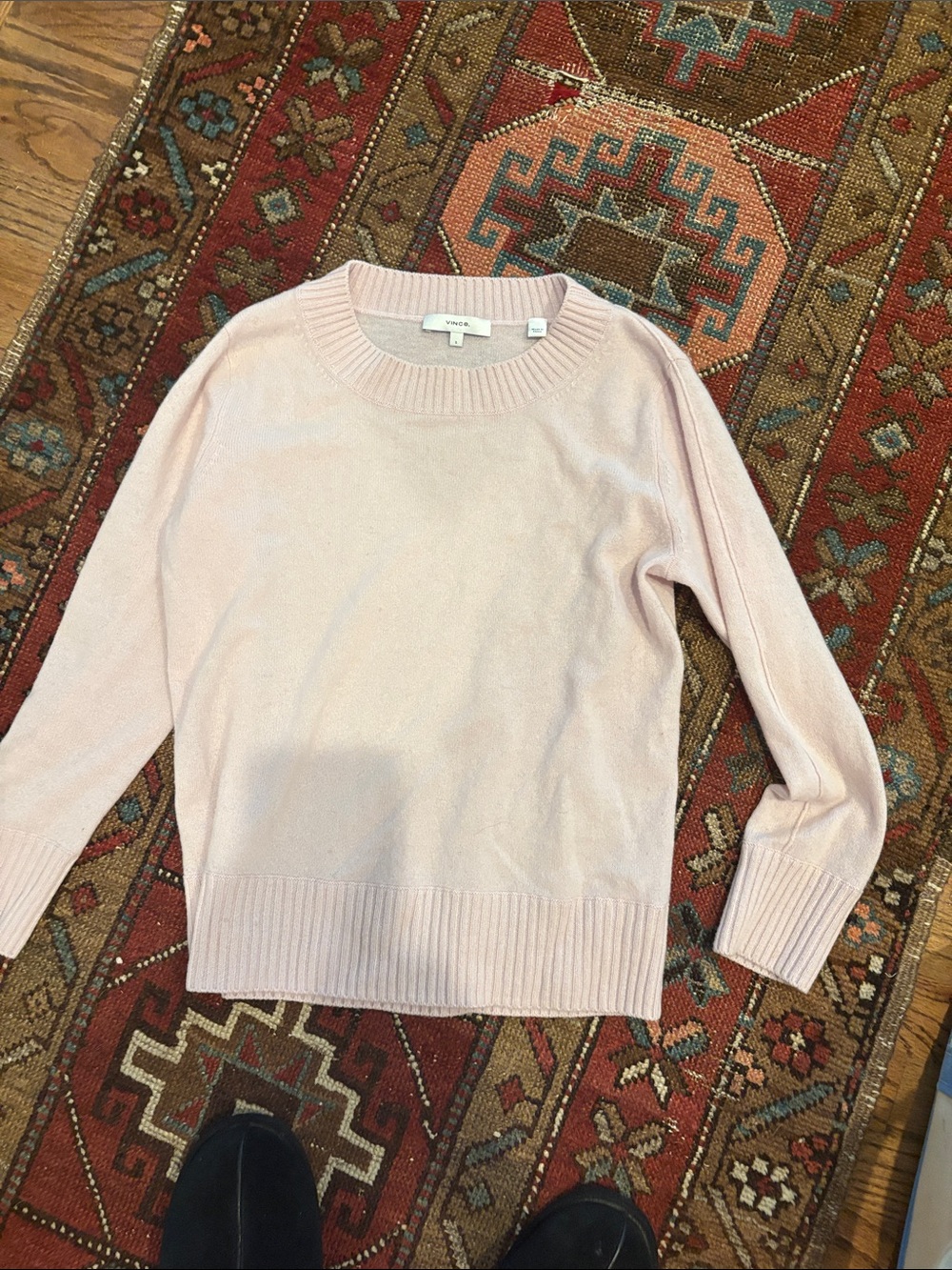 Vince Pale Pink Crewneck Sweater